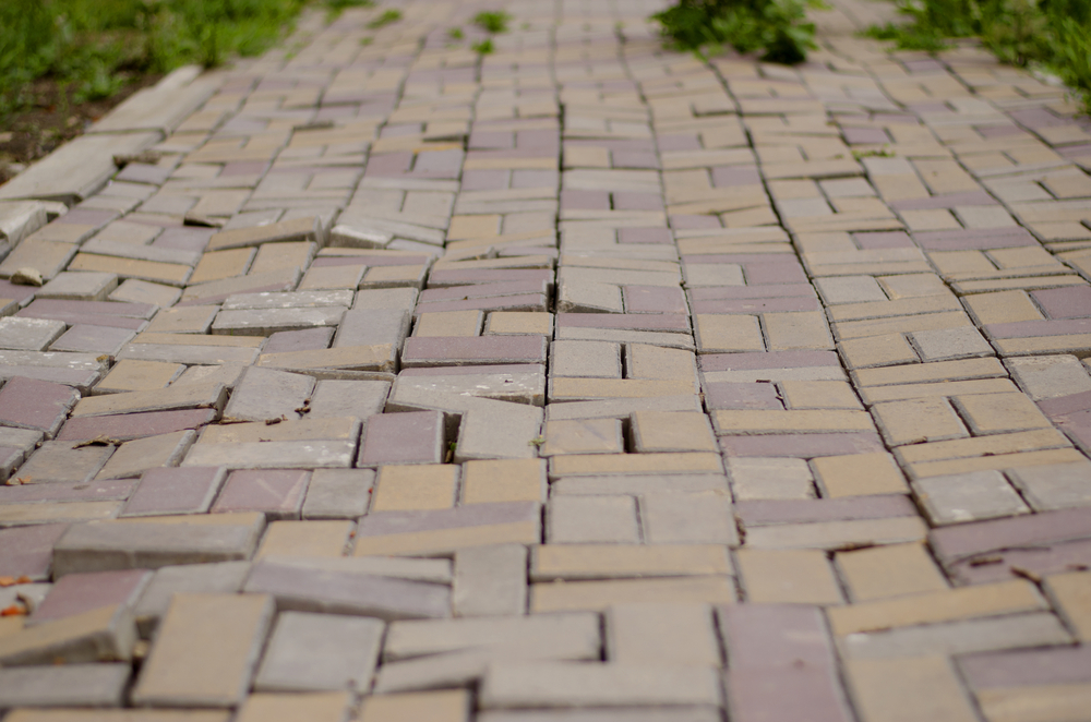 Fixing uneven pavers